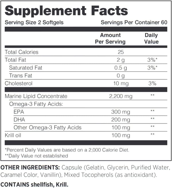 product gallery image for Marine Omega Ingredients